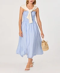 Astr the Label Women's Lahela Square Neck Dress