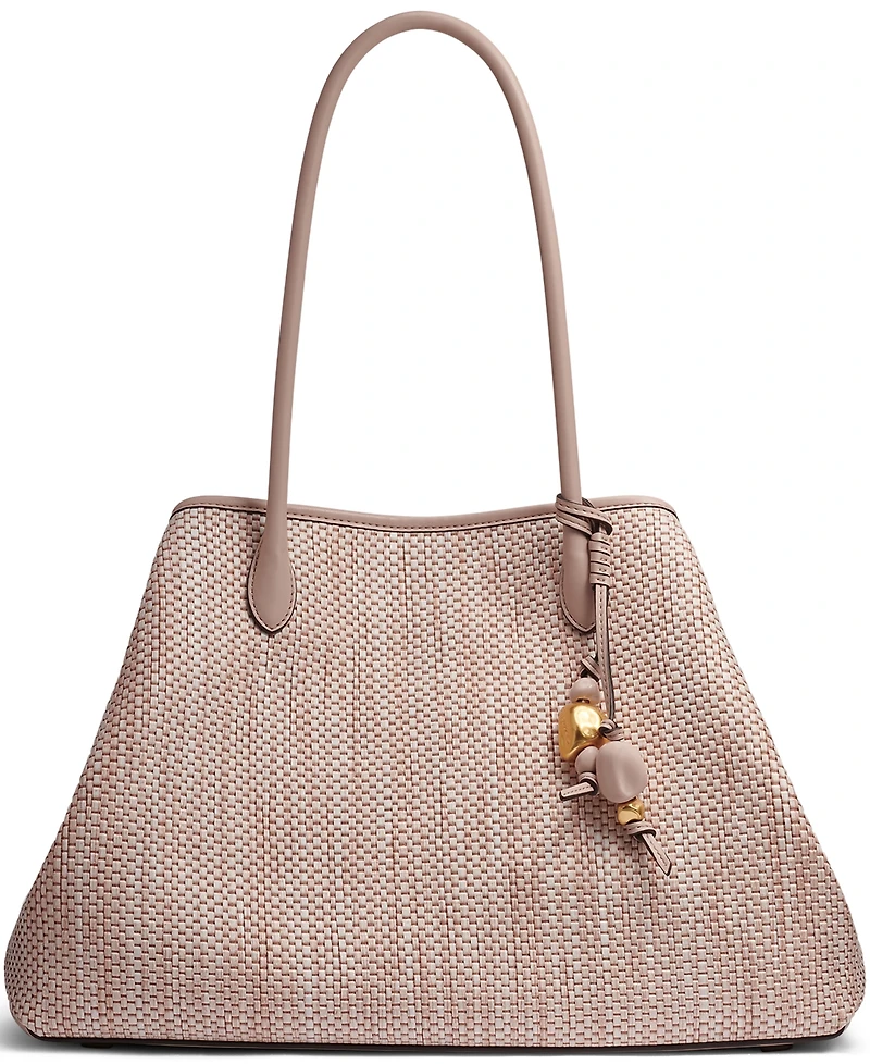 Donna Karan New York Weekend Woven Large Tote Bag