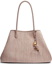 Donna Karan New York Weekend Woven Large Tote Bag