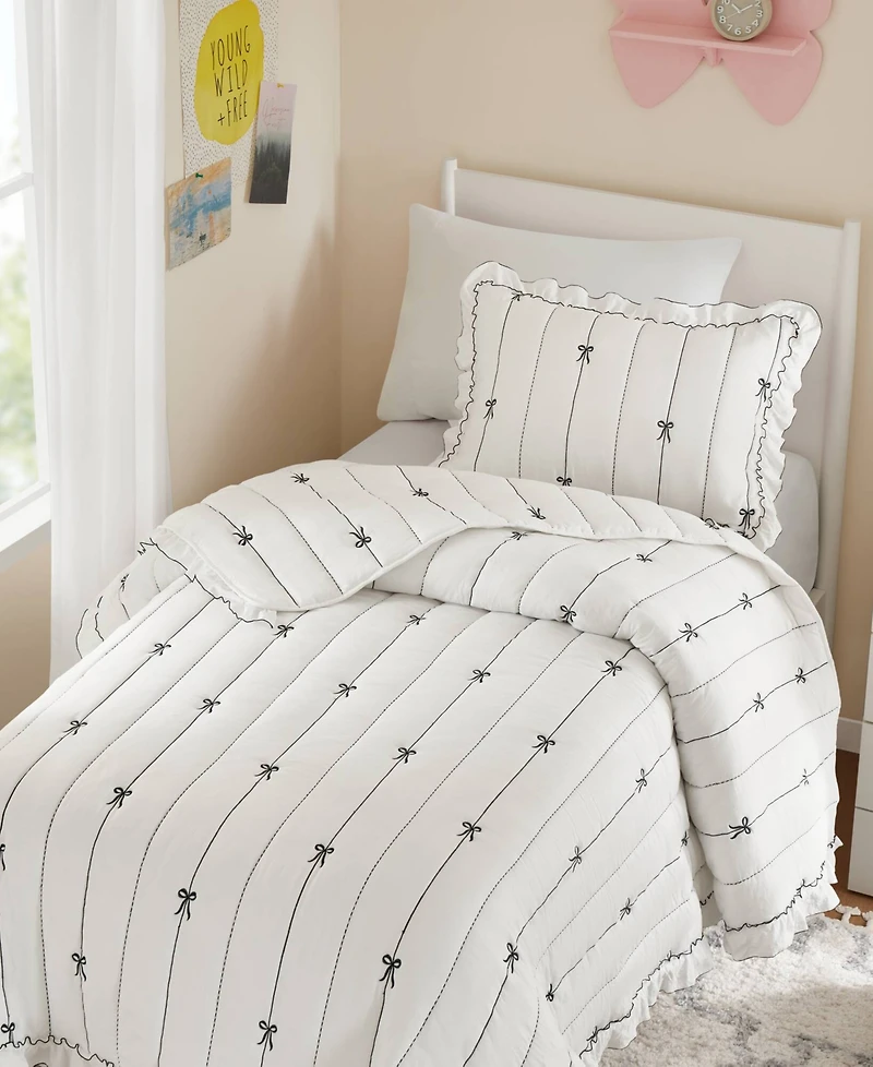 Intelligent Design Liv Microfiber Down-Alternative 2-Pc. Quilt Set, Twin/Twin Xl