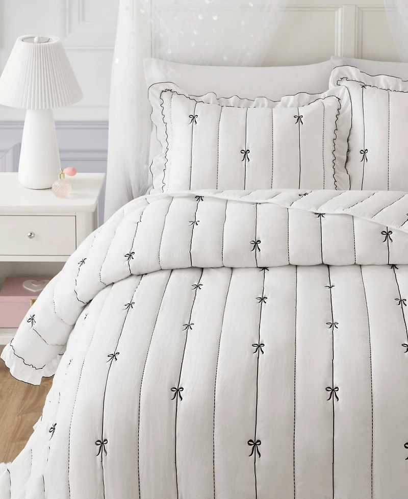 Intelligent Design Liv Microfiber Down Alternative 3-Pc. Quilt Set, Full/Queen