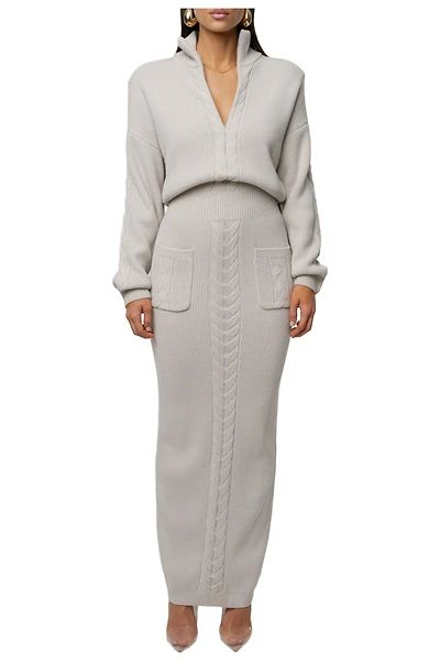 Jluxlabel Women's Cozy Intentions Ribbed Dress