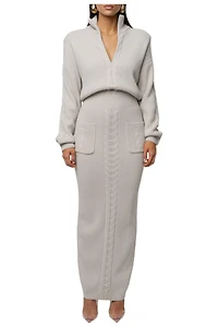 Jluxlabel Women's Cozy Intentions Ribbed Dress