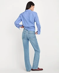 Good American Women's Straight High-Rise Jeans