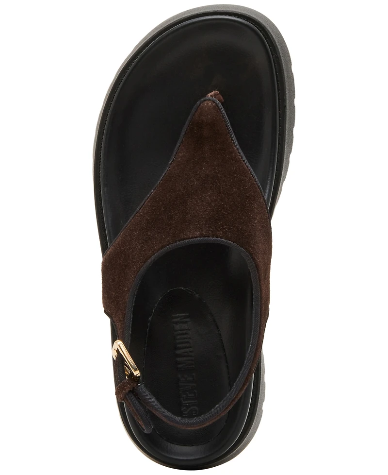 Steve Madden Women's Tabor Hooded Flatform Thong Sandals