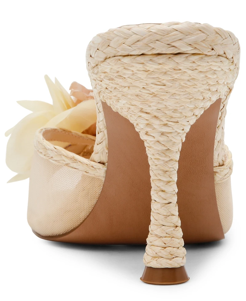 Steve Madden Women's Santi-f Floral High-Heel Dress Sandals