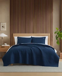 Lacoste Home Croc Scale Cotton 3-Pc. Quilt Set, King