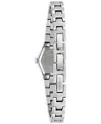 Caravelle Women's Vintage Silver-Tone Stainless Steel Bracelet Watch, 20mm