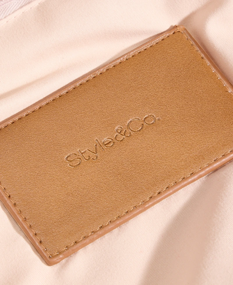 Style & Co Boxy Medium Tote, Exclusively at Macy's