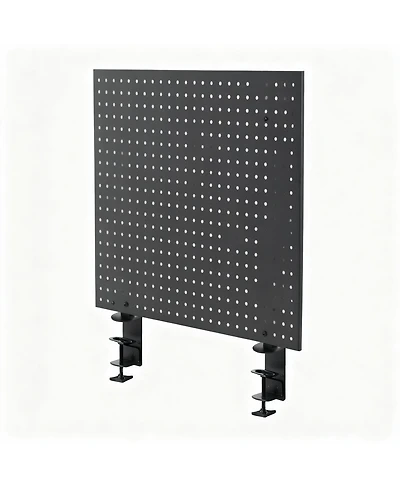 Yigii Magnetic Clamp-On Pegboard Organizer for Desk, Flexible Placement, Easy Installation