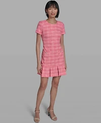 Karl Lagerfeld Paris Women's Short-Sleeve Short Dress