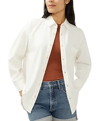 Silver Jeans Co. Women's Relaxed Button-Up Shirt