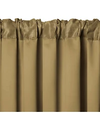 Elrene Home Fashions Antonia Damask Print Blackout Window Curtain