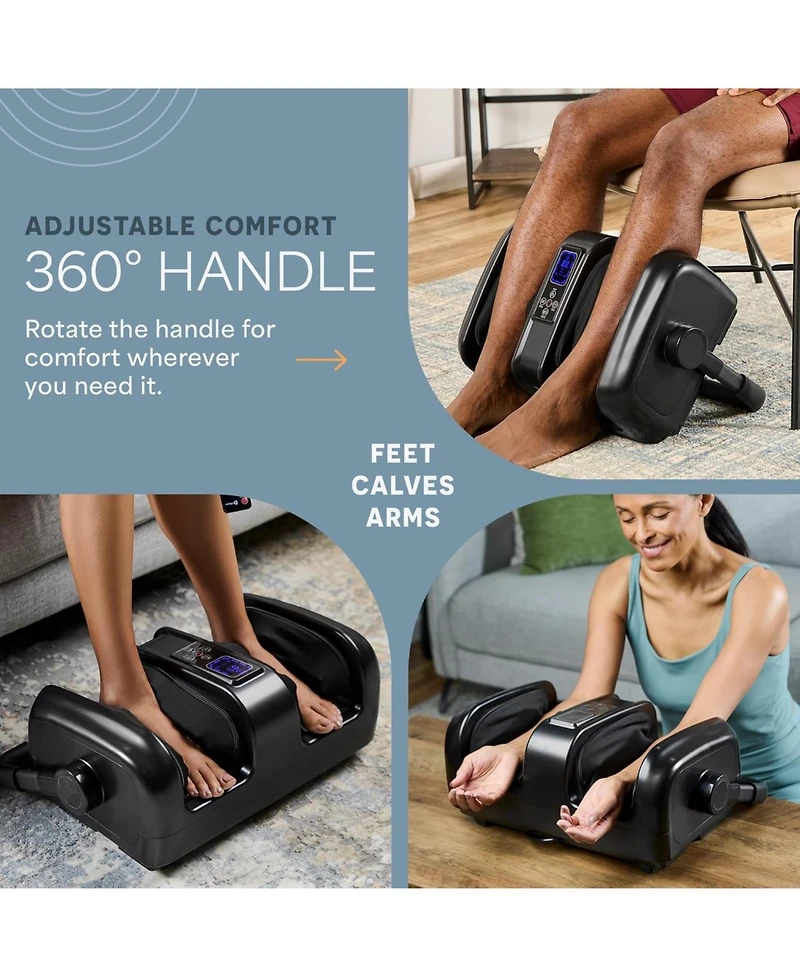 LifePro Shiatsu Foot Massager with Heat – Deep Kneading Electric Massage for Feet, Ankles, Calves & Legs