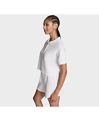 Converse Women's Cropped Waffle Polo