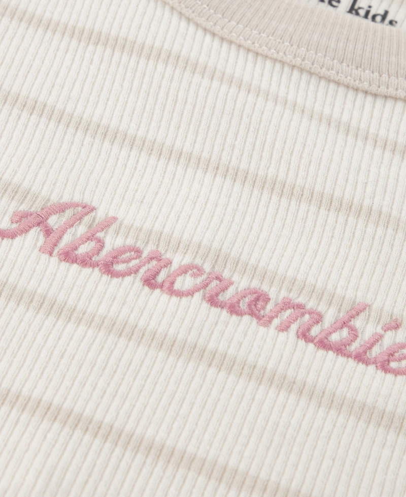 abercrombie kids Girls' Essential High-Neck Tank Top