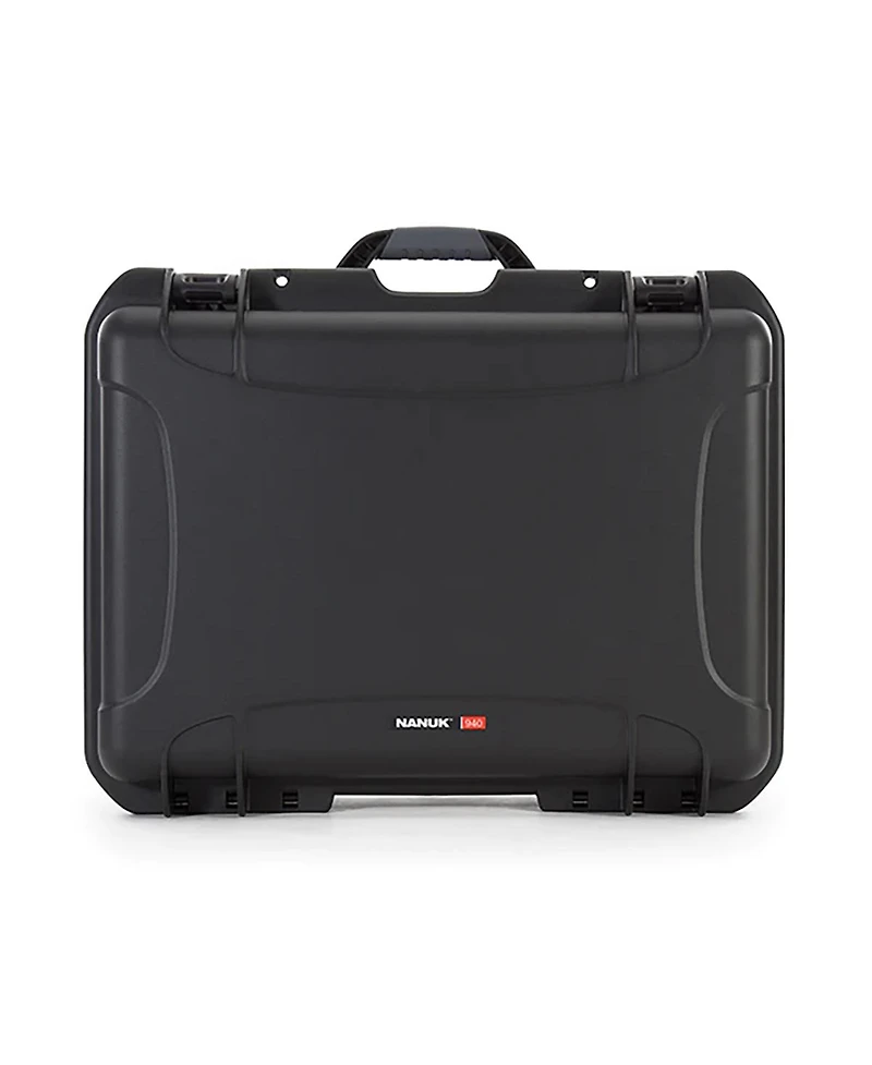 Nanuk 940 Waterproof Hard Case with 4-Pocket Lid Organizer and Padded Divider for Camera, Black