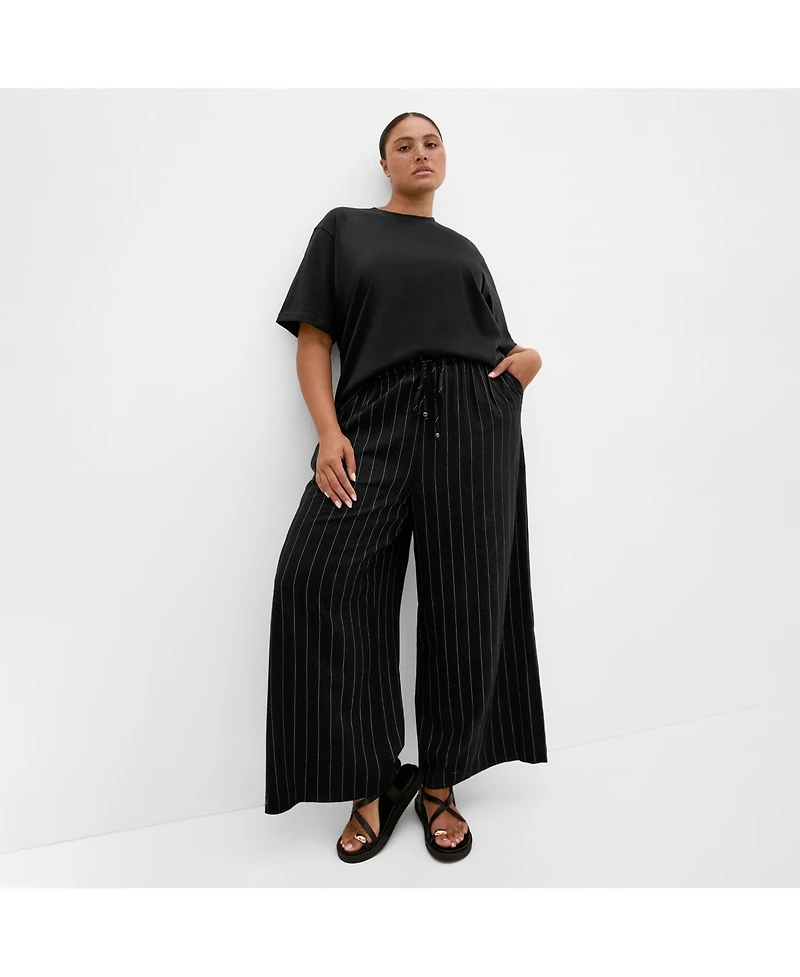 City Chic Women's Kelly Stripe Pant