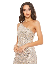 Mac Duggal Women's Sequin Embellished One-Shoulder Evening Gown