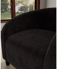 gaomon Accent Chair, Boucle Barrel Armchair for Living Room, Bedroom, Reading or Reception Room