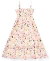 CeCe Girls' 7-16 Self-Tie Waist Maxi Dress