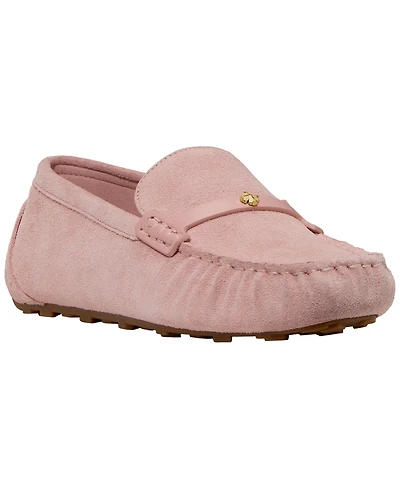 kate spade new york Women's Flower Stud Round Toe Moccasin Loafers
