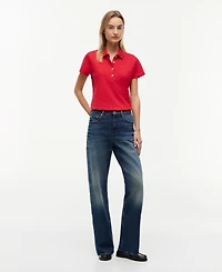 Tommy Hilfiger Women's Classic Pique Short-Sleeve Polo T-Shirt
