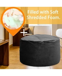 gaomon Bean Bag Chair, 4FT Giant Bean Bag for Adults, Teens, Foam Filled Bean Bag Chairs with Velvet Cover