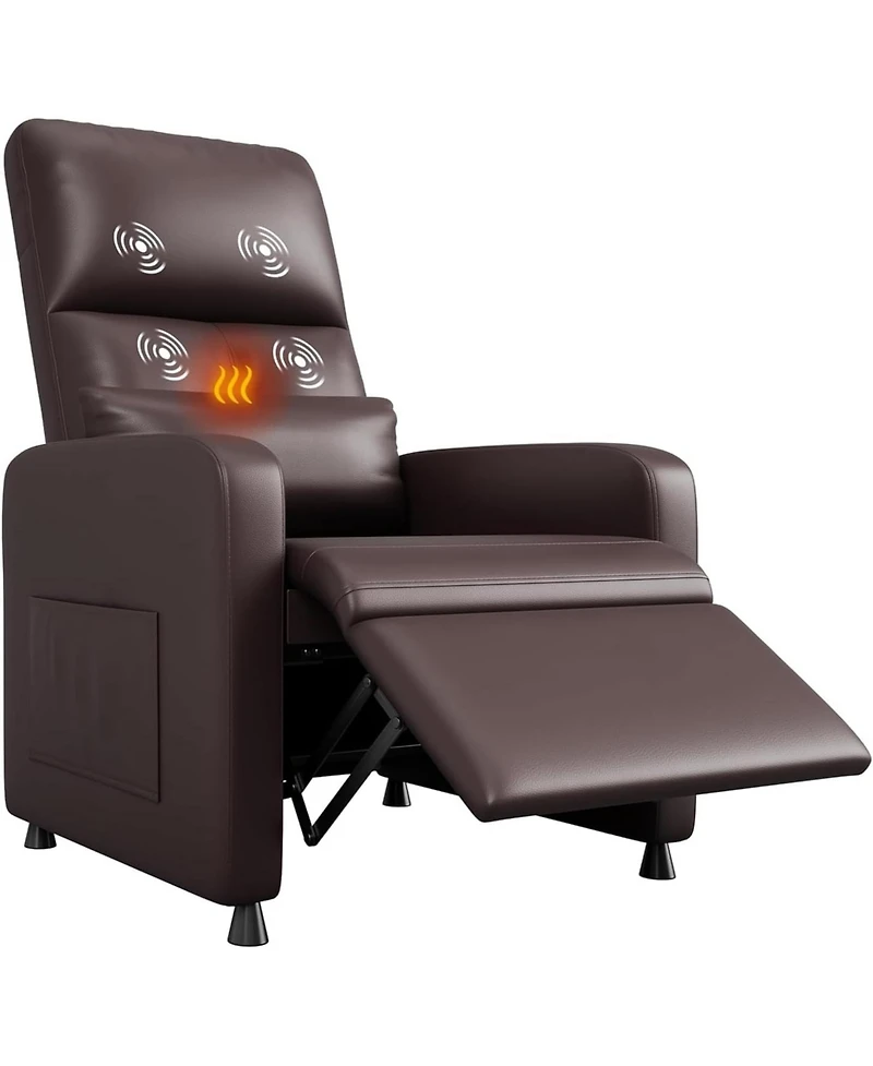 gaomon Power Recliner Chair with Massage and Heat with Massage Function with Lumbar Support, Adjustable Push Back