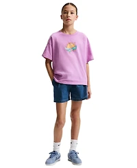 Nike Girls' 7-16 Sportswear Crewneck T-Shirt