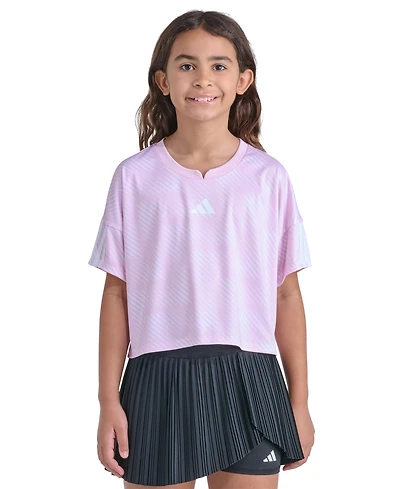 adidas Girls' 8-16 Short-Sleeve Printed World Cup Soccer Top