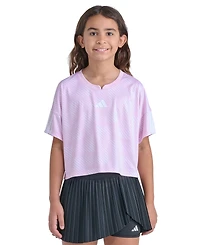 adidas Girls' 8-16 Short-Sleeve Printed World Cup Soccer Top