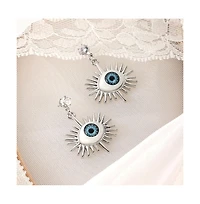 Sohi Women's The Evil Eye's Ray Drop Earrings