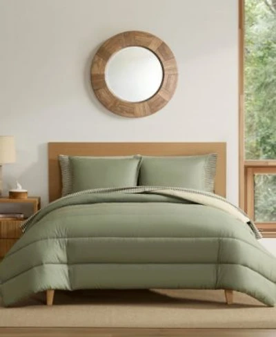 Eddie Bauer Connor Solid Channel Stitch Comforter Sets