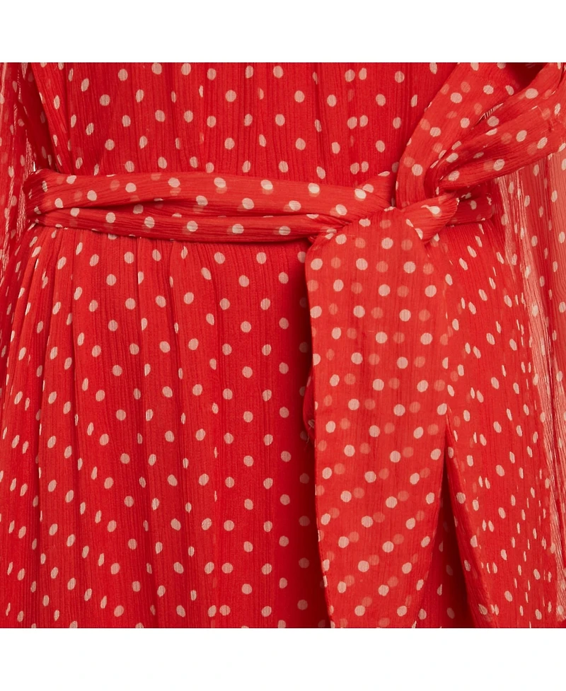 Pre-Owned Zimmermann Women's Polka Dots Silk Maxi Dress