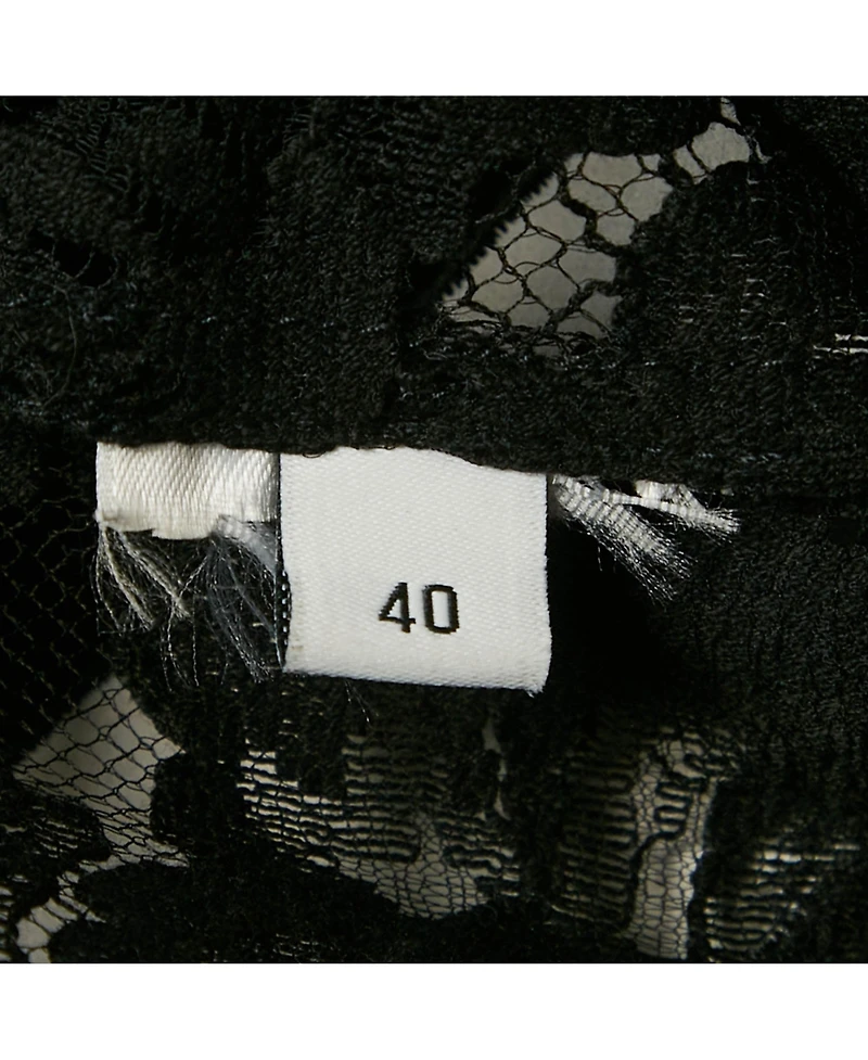 Pre-Owned Givenchy Women's Sheer Lace Jersey T-Shirt