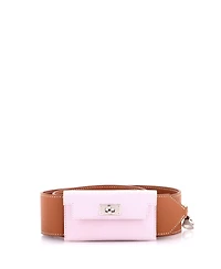 Pre-Owned HERMES Kelly Pocket Bag Shoulder Strap Swift and Epsom