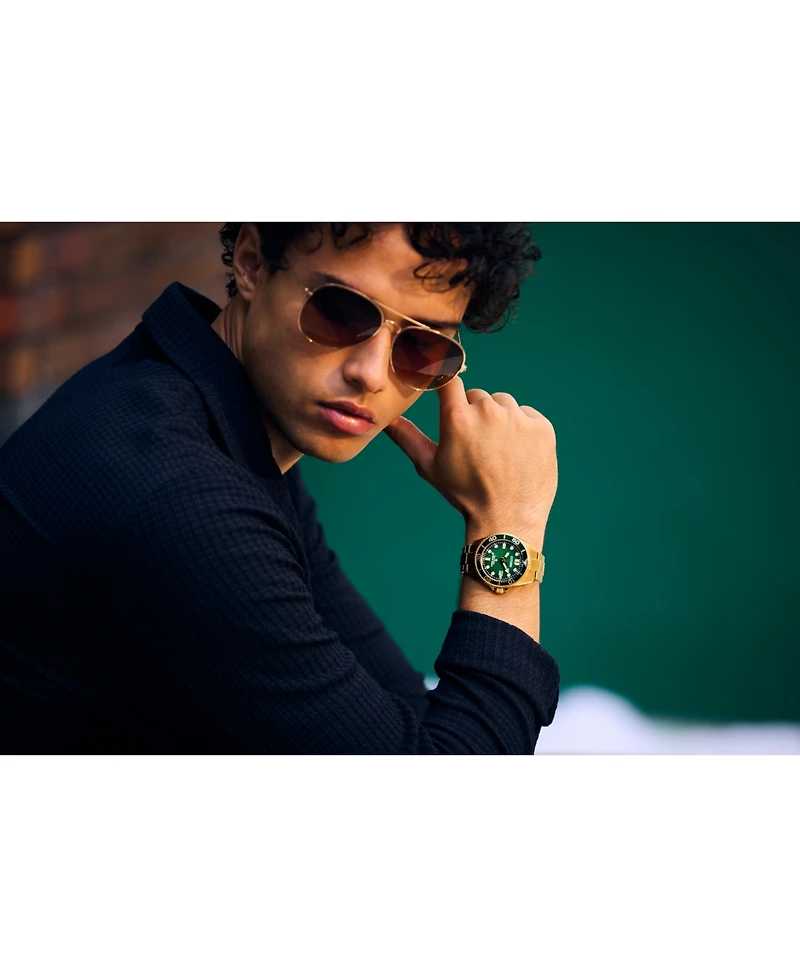 Citizen Men's Eco-Drive Promaster Dive Gold-Tone Stainless Steel Bracelet Watch, 41mm