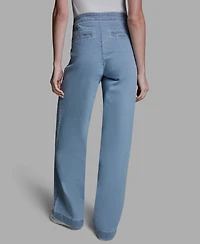 Bcbg Women's Elasticated Waistband Loose Fit Sailor Jeans