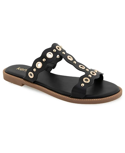 Kensie Women's Margaret Flat Sandal