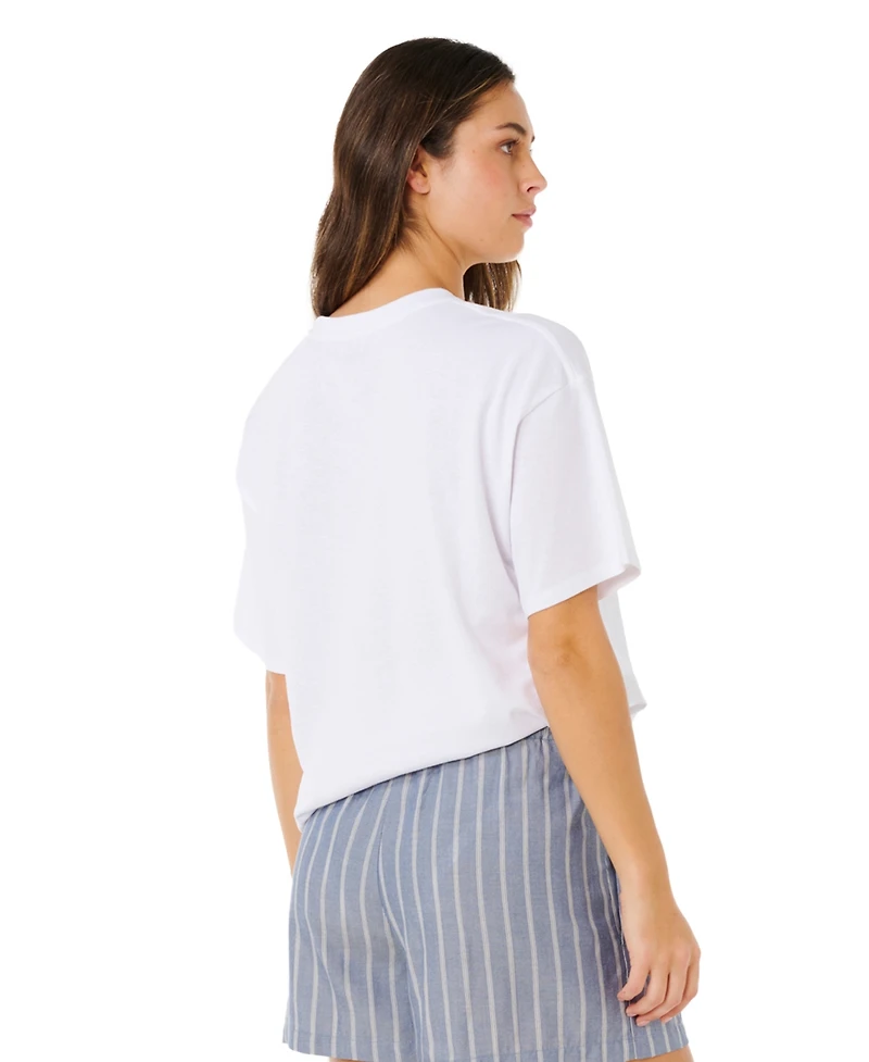 Rip Curl Women's Poolside Heritage Crewneck T-Shirt