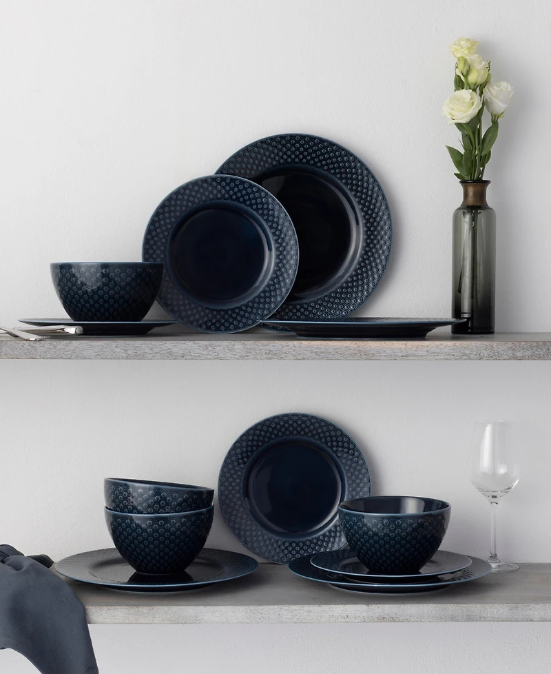 Noritake Kikko 12-Pc. Dinnerware Set, Service for 4