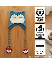 Pokemon Men's Snorlax Blue Laplander Knit Cap