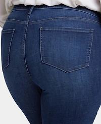 Nydj Plus Sheri Slim Ankle Roll Cuff Jeans