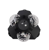 Artudatech 3-Head Magic Ball Party Light with Laser Beams & Strobe Effects for Home Disco
