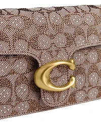 Coach Tabby Crystal Signature Jacquard Small Shoulder Bag 26