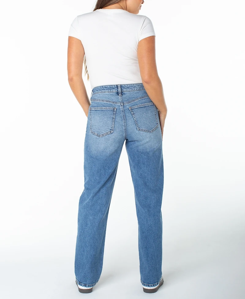 Celebrity Pink Juniors' Straight-Leg Jeans
