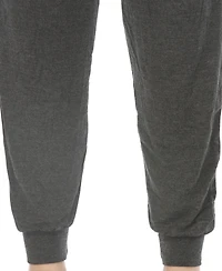 White Mark Women's High-Waist Pleated Lounge Pants