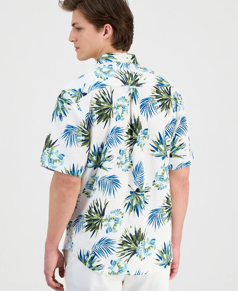 Tommy Bahama Men's Nova Wave Frond Mosaic Printed Shirt