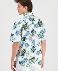 Tommy Bahama Men's Nova Wave Frond Mosaic Printed Shirt